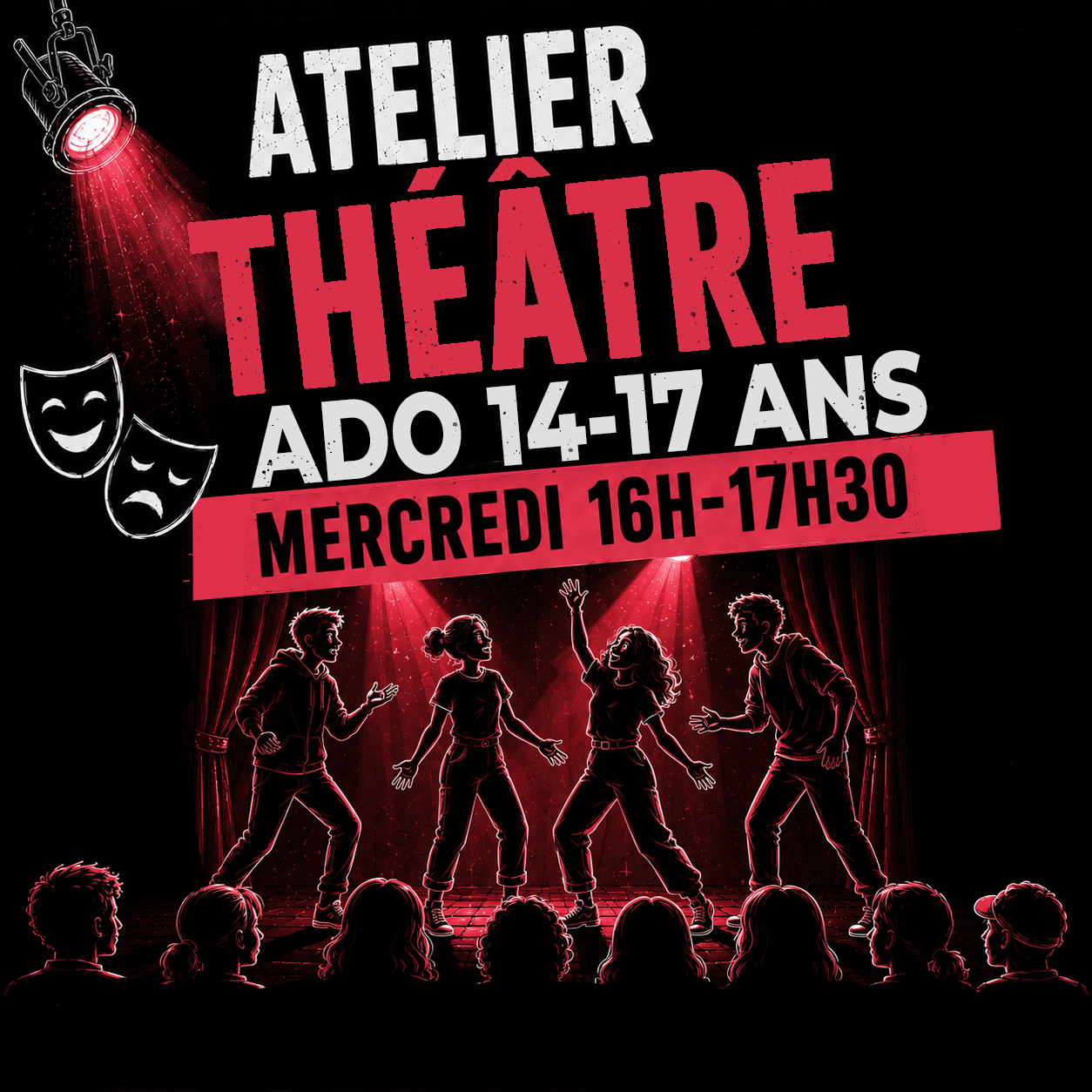 Cours de théâtre ados